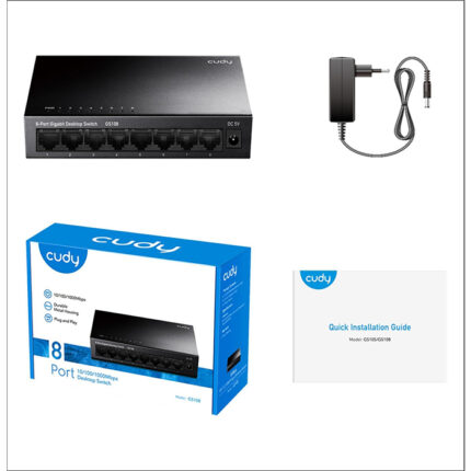 YGP0006-8 PORT GIGABIT SWITCH 10/100/1000